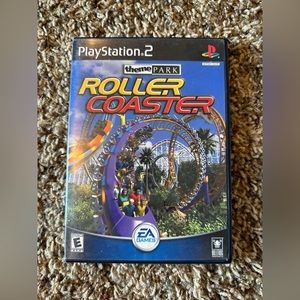 PS2 Theme Park Roller Coaster game